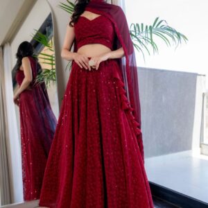 Wine Velvet Blossom Set